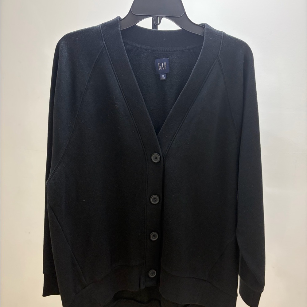 GAP Classic Black Knit Cardigan